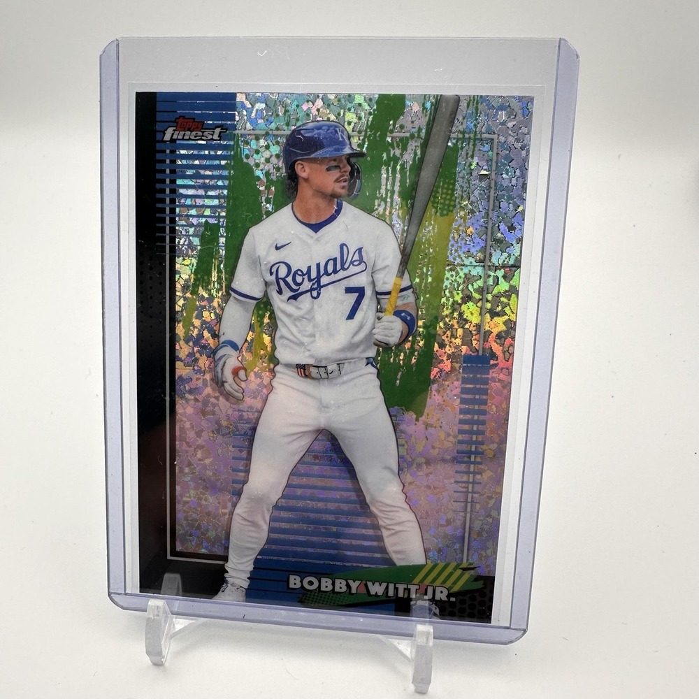 2026 Topps Finest Bobby Witt Jr Mini Diamond Refractor #7 Kansas City Royals